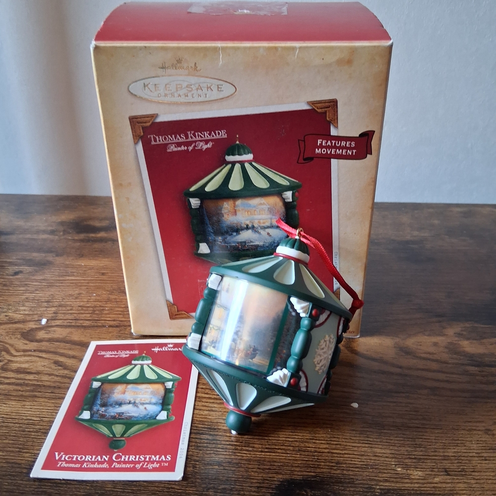 Hallmark Thomas Kinkade Victorian Christmas Ornament
